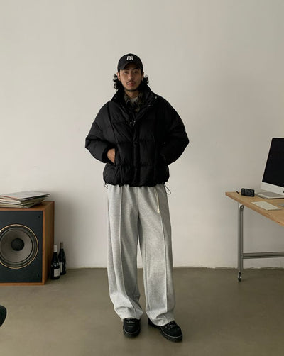 Drawstring Mid-Line Sweatpants Korean Street Fashion Pants By In Knots Shop Online at OH Vault