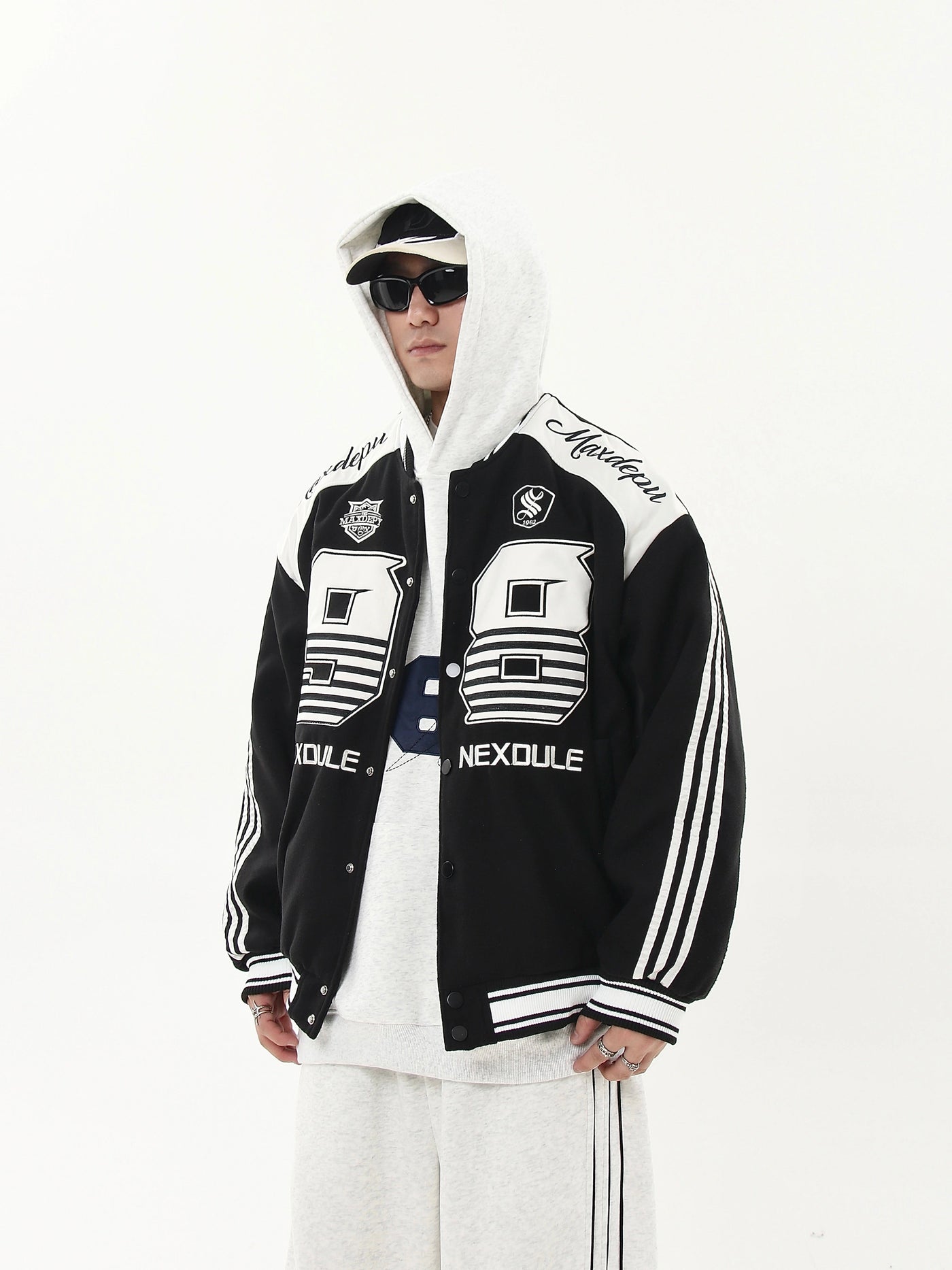 Heavy Embroidery Varsity Jacket Korean Street Fashion Jacket By Blacklists Shop Online at OH Vault