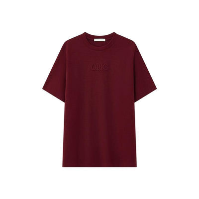 Basic Patched Logo T-Shirt Korean Street Fashion T-Shirt By Opicloth Shop Online at OH Vault