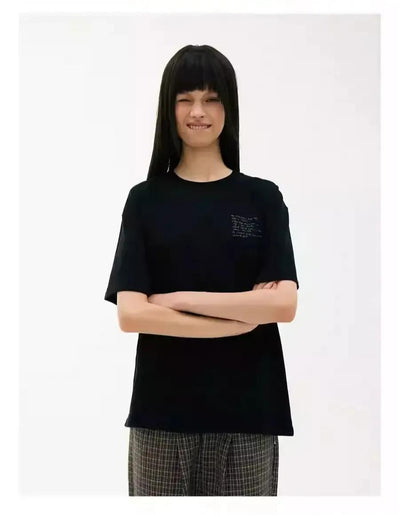 Slogan Graphic Print T-Shirt Korean Street Fashion T-Shirt By Funky Fun Shop Online at OH Vault