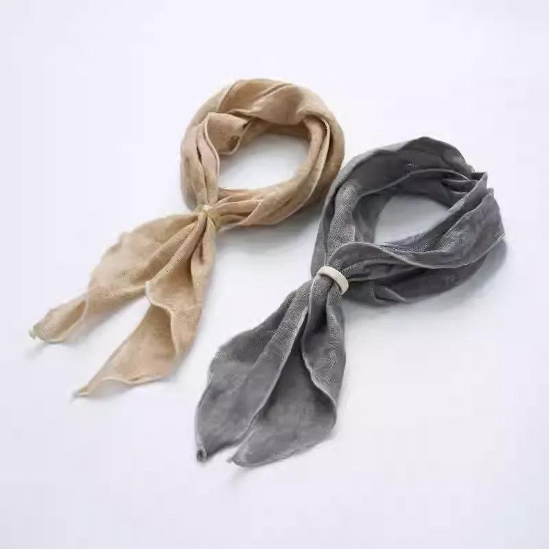 Minimal Solid Textured Scarf Korean Street Fashion Scarf By 11St Crops Shop Online at OH Vault