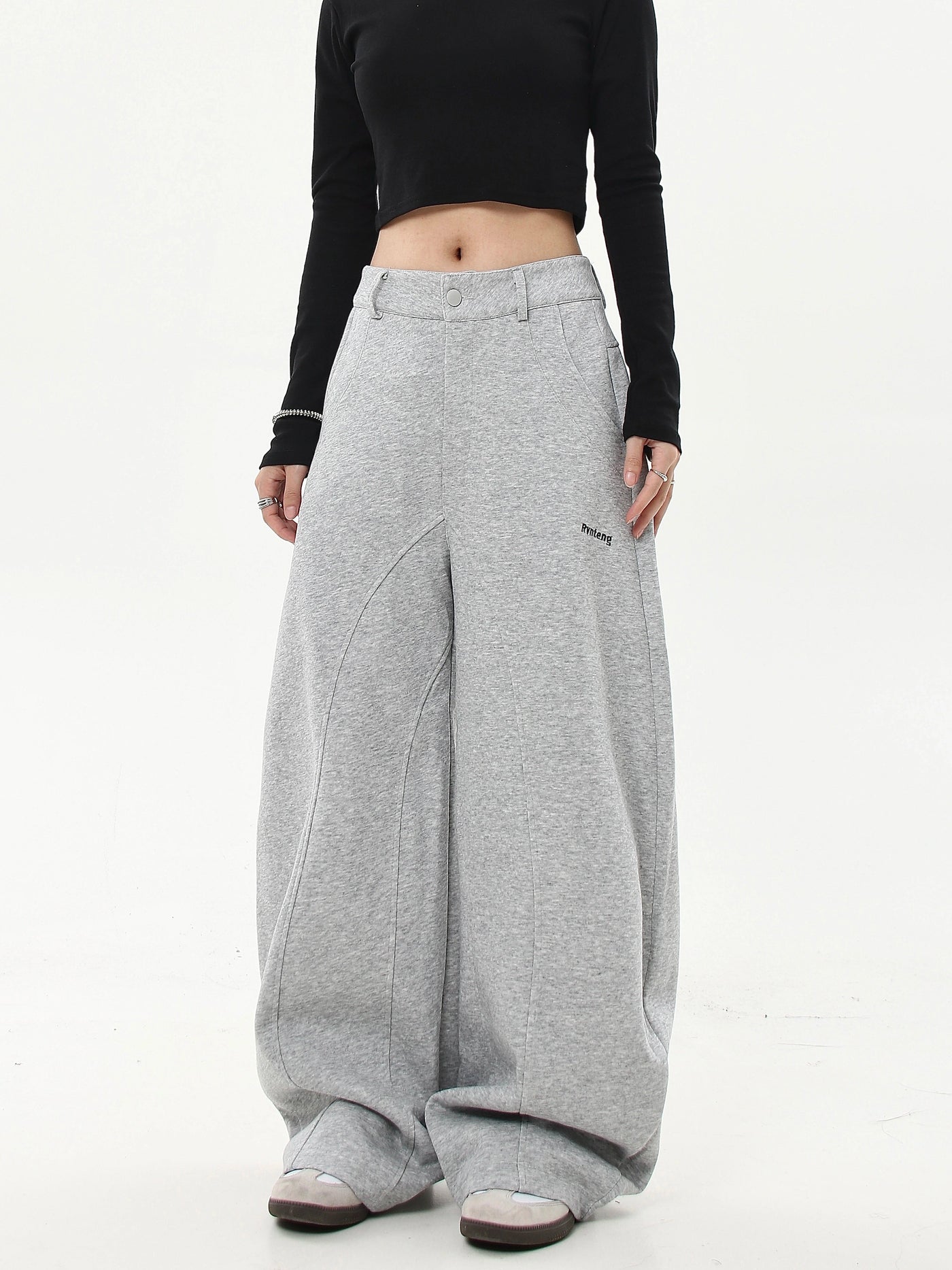 Plain Casual Fit Scimitar Pants Korean Street Fashion Pants By Blacklists Shop Online at OH Vault