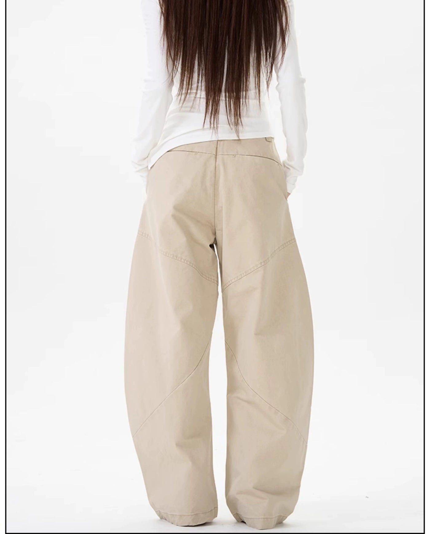 Solid Wide Leg Loose Fit Pants Korean Street Fashion Pants By 77Flight Shop Online at OH Vault