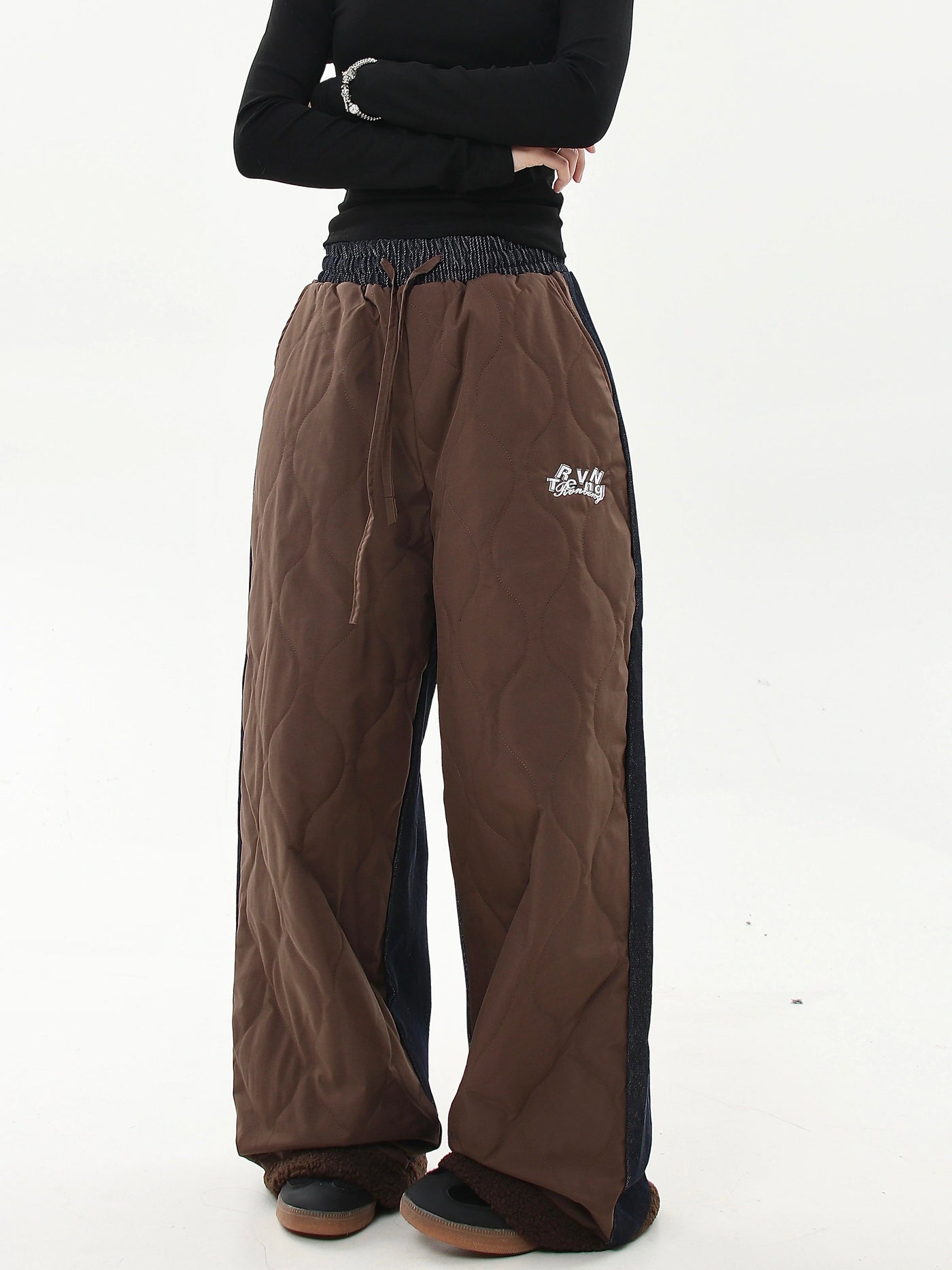 Stitched Gourd Pattern Pants Korean Street Fashion Pants By Blacklists Shop Online at OH Vault