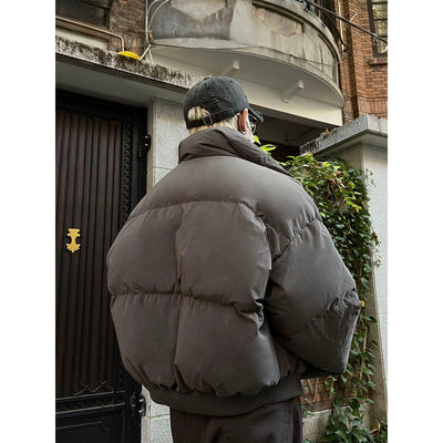Stand Collar Clean Fit Down Jacket Korean Street Fashion Jacket By MaxDstr Shop Online at OH Vault