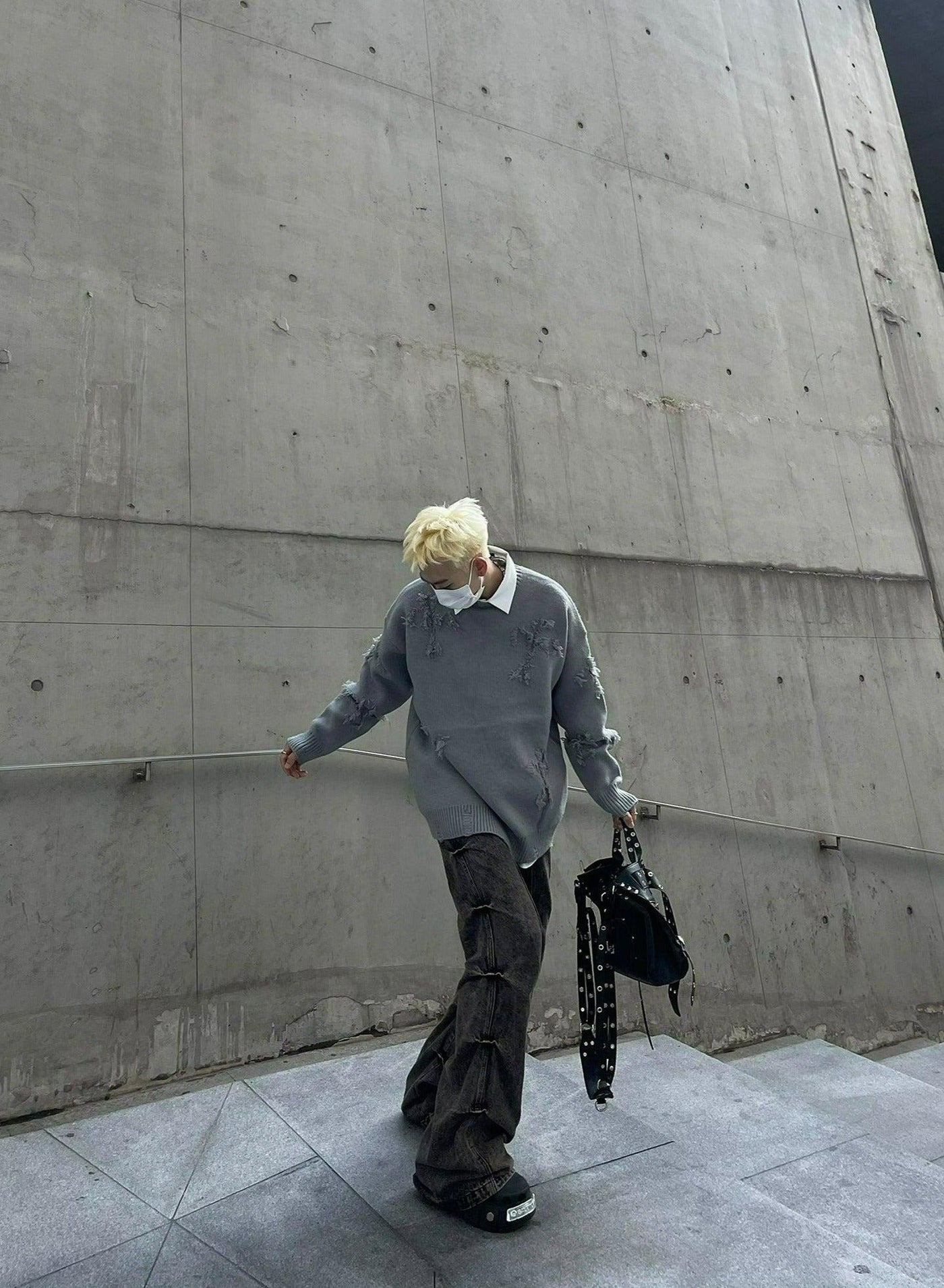 MaxDstr Comfy Tassel Stitches Sweater Korean Street Fashion Sweater By MaxDstr Shop Online at OH Vault