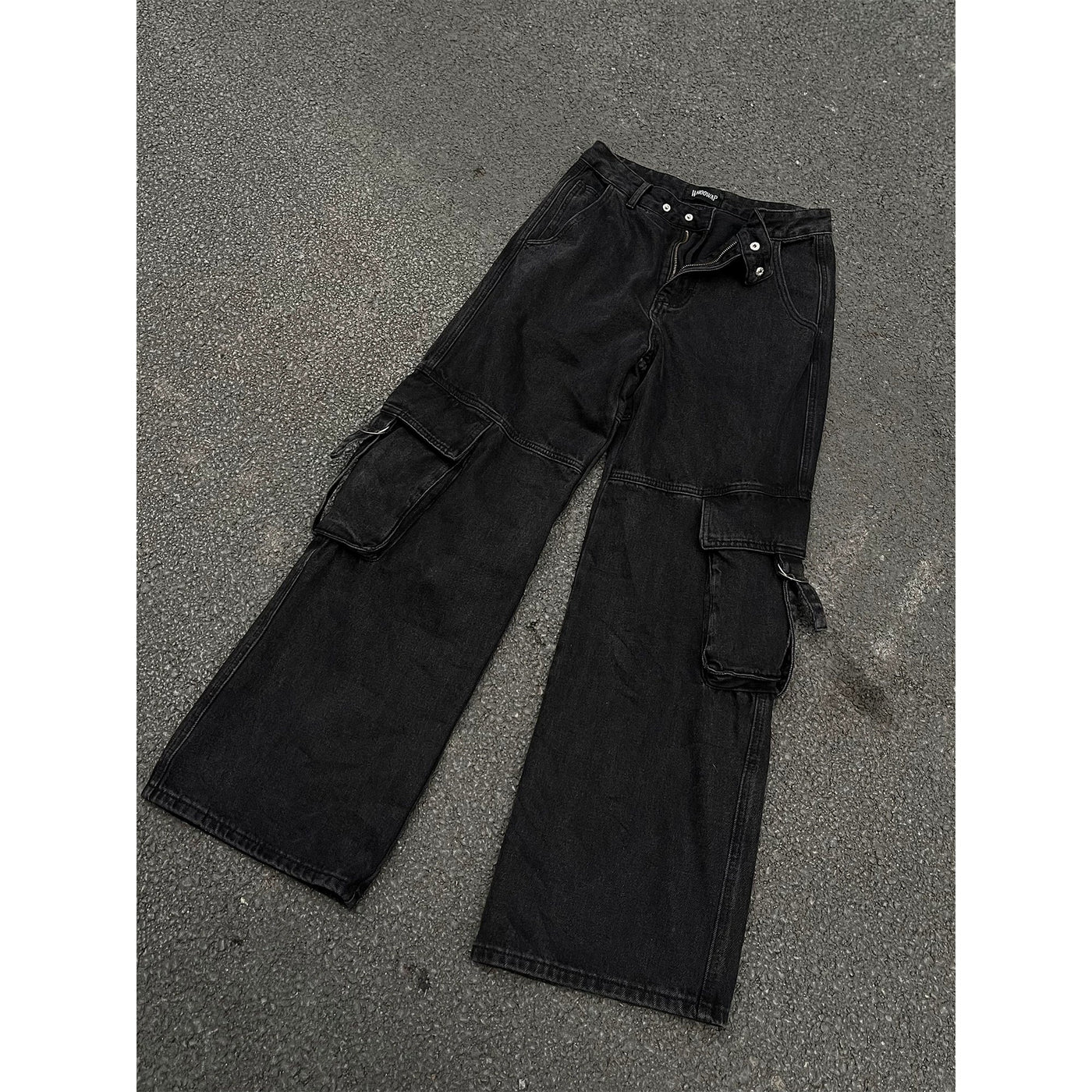 Heavy Big Pocket Cargo Jeans Korean Street Fashion Jeans By MaxDstr Shop Online at OH Vault