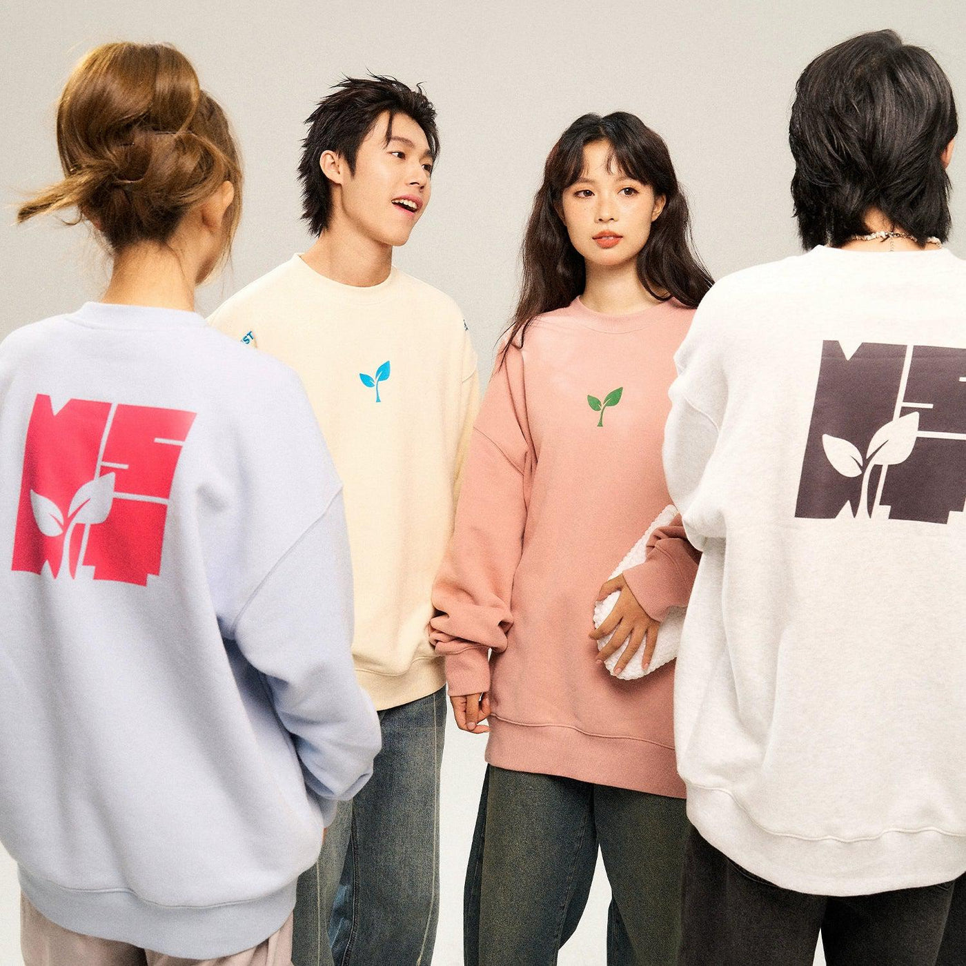 Plant Seed Thick Crewneck Korean Street Fashion Crewneck By New Start Shop Online at OH Vault