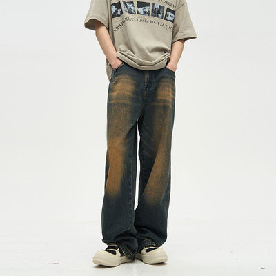 Acid Washed Jeans Korean Street Fashion Jeans By 77Flight Shop Online at OH Vault