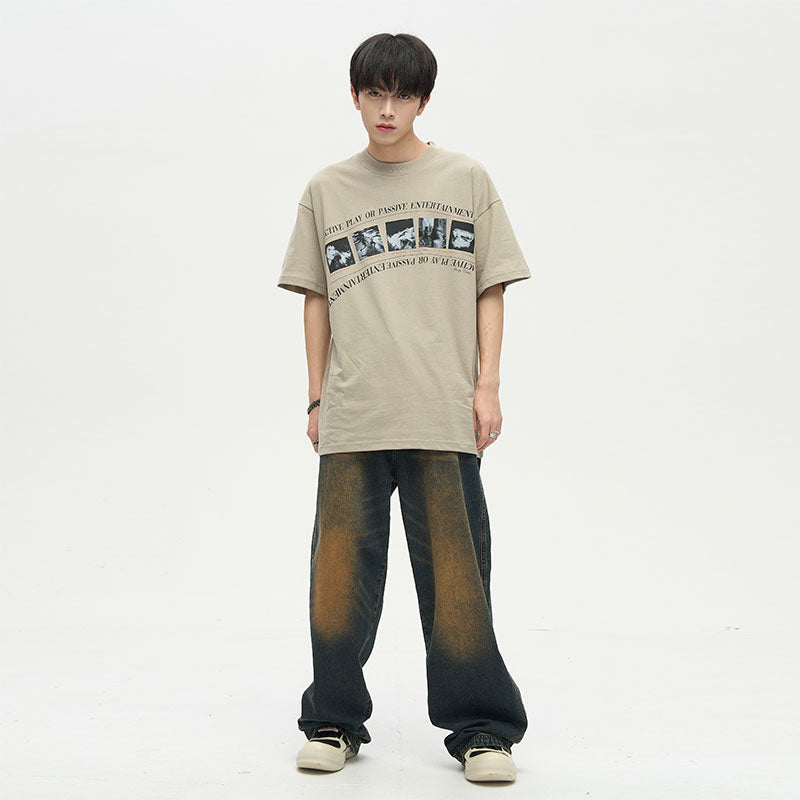 Acid Washed Jeans Korean Street Fashion Jeans By 77Flight Shop Online at OH Vault