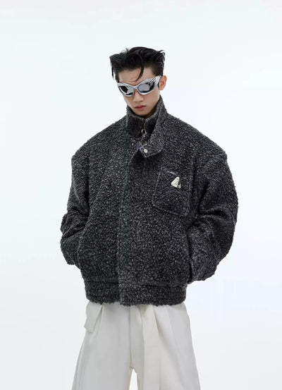 Loose Thick Sherpa Jacket Korean Street Fashion Jacket By Argue Culture Shop Online at OH Vault