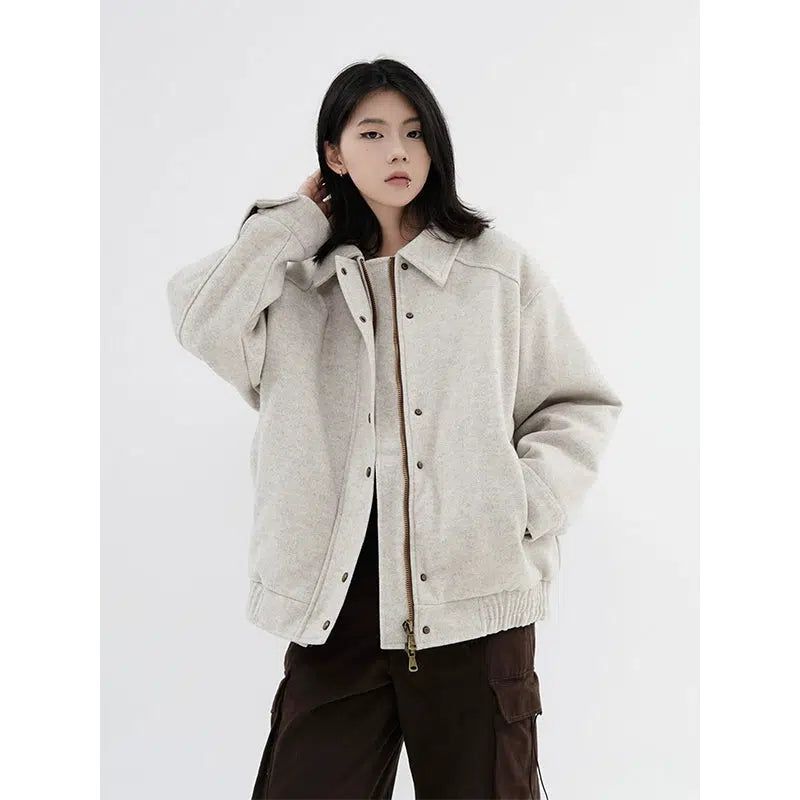 Casual Mini Buttoned Jacket Korean Street Fashion Jacket By Made Extreme Shop Online at OH Vault