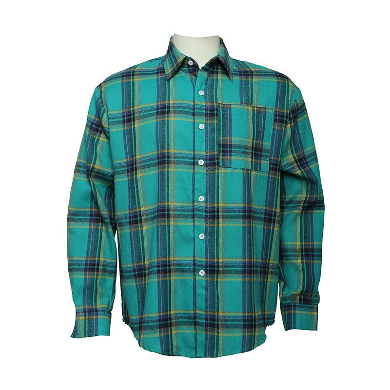 Classic Plaid Long Sleeve Shirt Korean Street Fashion Shirt By Poikilotherm Shop Online at OH Vault