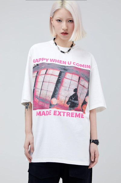 Art Graphic T-Shirt Korean Street Fashion T-Shirt By Made Extreme Shop Online at OH Vault