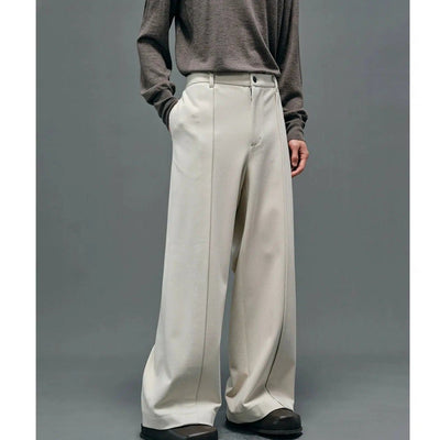 Center Line Wide Pants Korean Street Fashion Pants By NANS Shop Online at OH Vault
