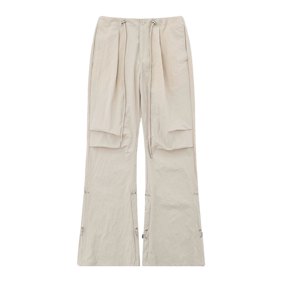 Drawstring Waist Pleats Track Pants Korean Street Fashion Pants By Mr Nearly Shop Online at OH Vault