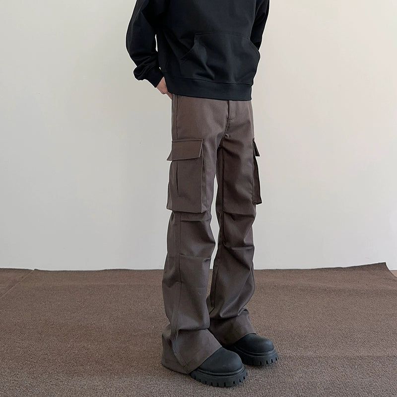 Utility Pleats Cargo Pants Korean Street Fashion Pants By A PUEE Shop Online at OH Vault