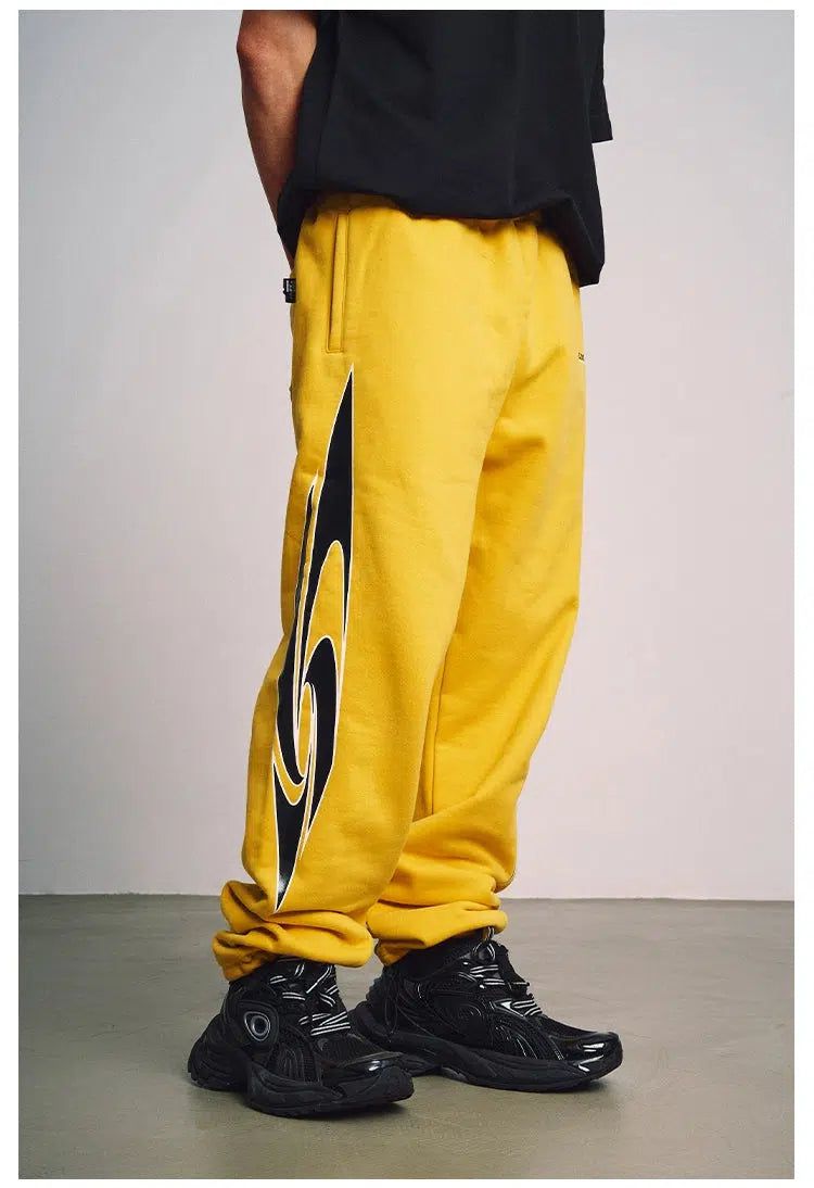 Contrast Side Comfty Sweatpants Korean Street Fashion Pants By Remedy Shop Online at OH Vault