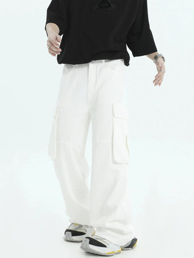 Wide Pocket Cargo Pants Korean Street Fashion Pants By INS Korea Shop Online at OH Vault