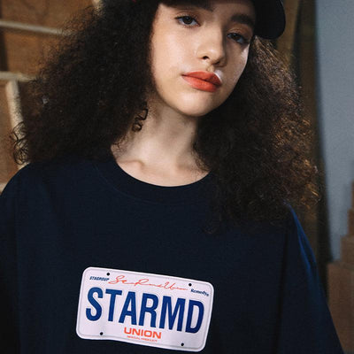 STARMD Licensce Plate T-Shirt Korean Street Fashion T-Shirt By Remedy Shop Online at OH Vault