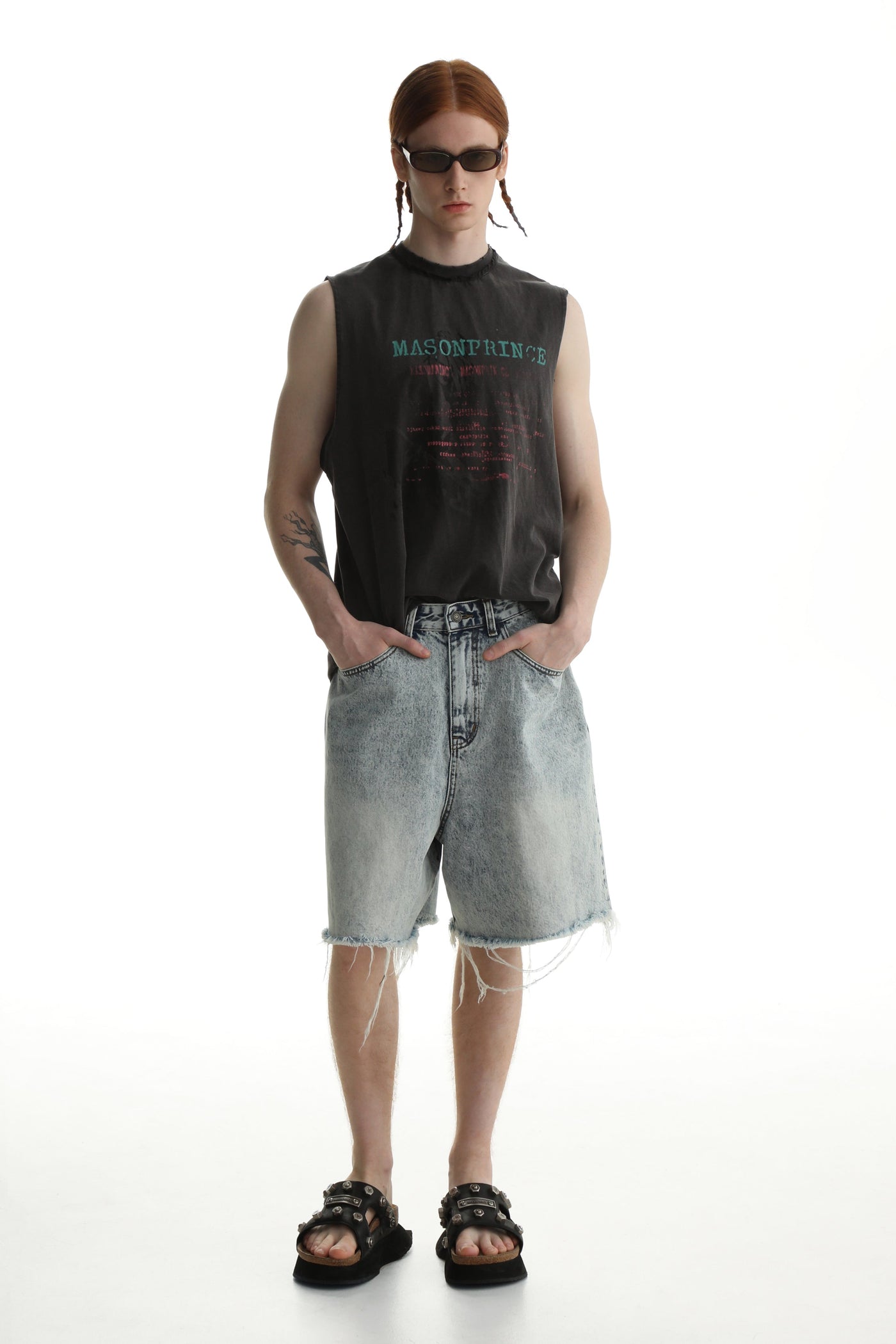 Buy Rocawear men washed denim shorts navy Online | Brands For Less