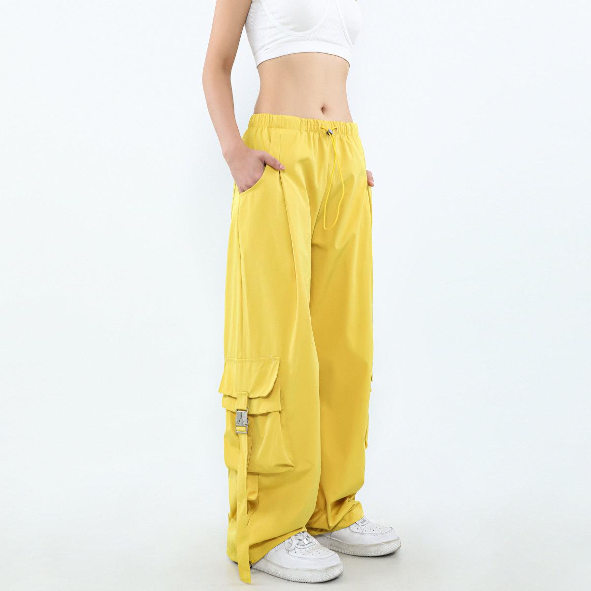 Buckle Strap Pocket Cargo Pants Korean Street Fashion Pants By Mr Nearly Shop Online at OH Vault
