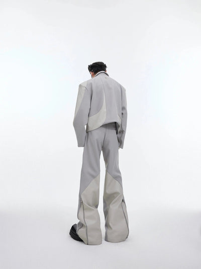 Blades Cropped Jacket & Pants Set Korean Street Fashion Clothing Set By Argue Culture Shop Online at OH Vault