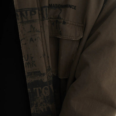 Distressed Multi-Pocket Denim Jacket Korean Street Fashion Jacket By Mason Prince Shop Online at OH Vault