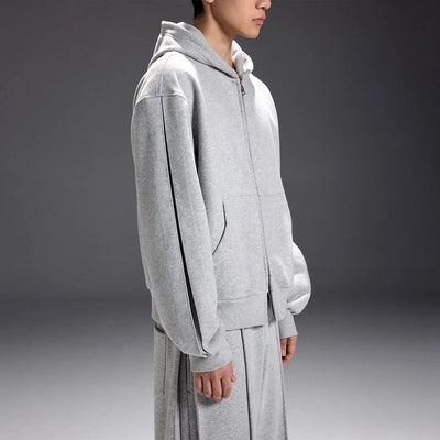Structured Sleeve Cut Hoodie Korean Street Fashion Hoodie By Terra Incognita Shop Online at OH Vault
