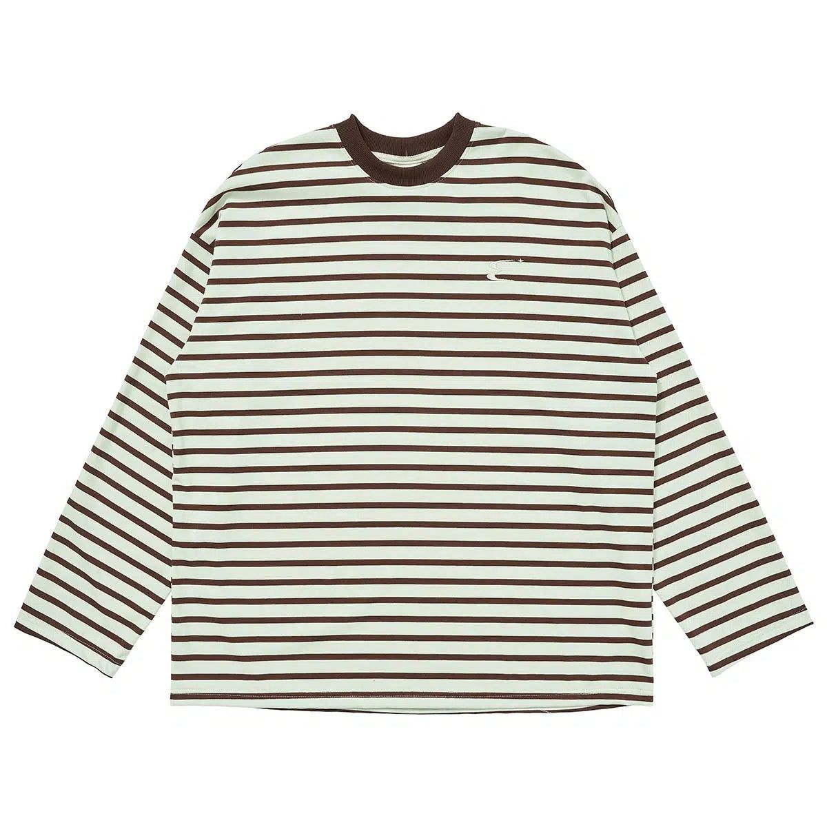 Striped Versatile Long Sleeve T-Shirt Korean Street Fashion T-Shirt By Mentmate Shop Online at OH Vault