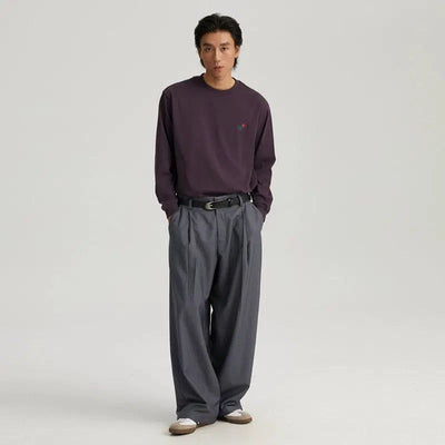 Drapey Office Style Pants Korean Street Fashion Pants By WASSUP Shop Online at OH Vault