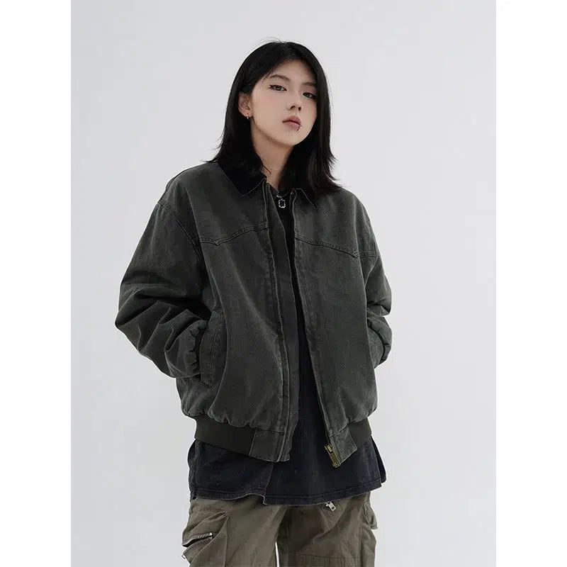 Clean Fit Washed Lapel Jacket Korean Street Fashion Jacket By Made Extreme Shop Online at OH Vault