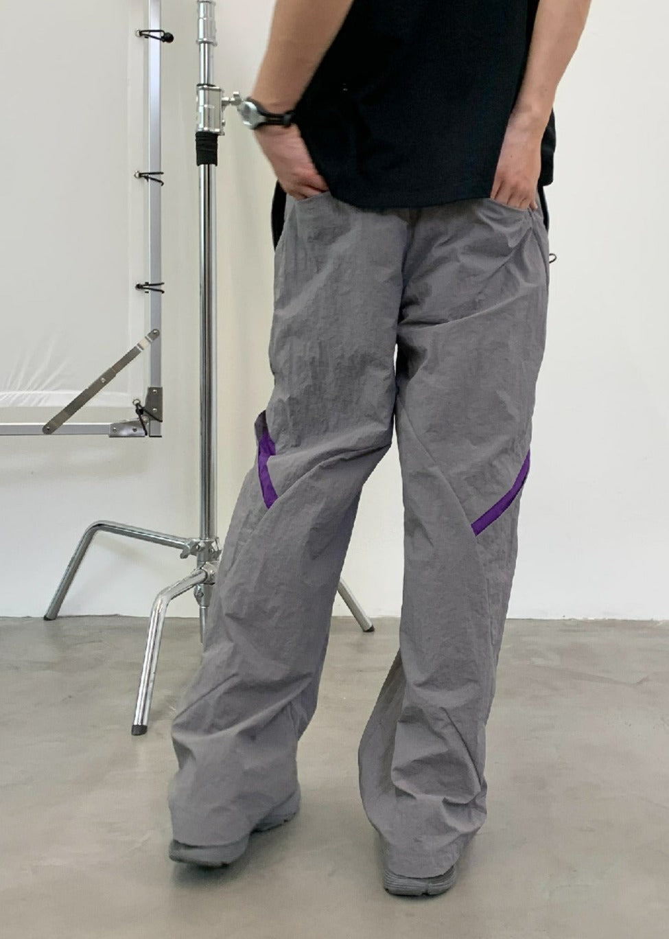 Side Seam Color Block Commuter Pants Korean Street Fashion Pants By Roaring Wild Shop Online at OH Vault