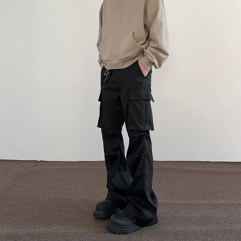 Utility Pleats Cargo Pants Korean Street Fashion Pants By A PUEE Shop Online at OH Vault