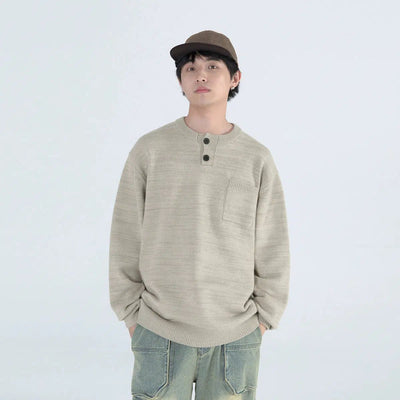 Front Pocket Cozy Sweater Korean Street Fashion Sweater By Mentmate Shop Online at OH Vault