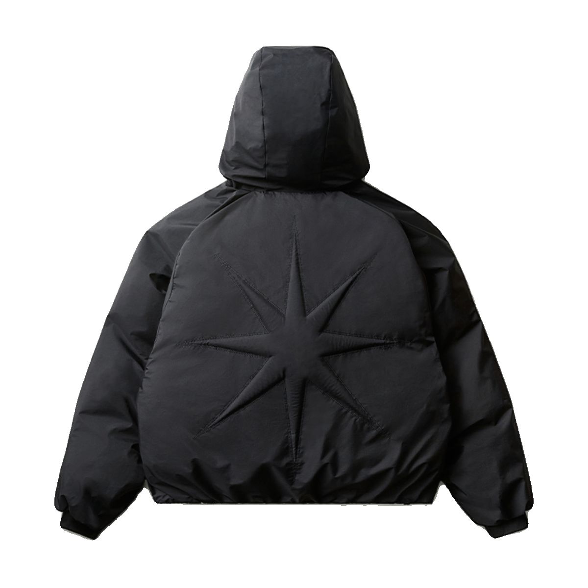 Zippered Hooded Puffer Jacket Korean Street Fashion Jacket By Remedy Shop Online at OH Vault