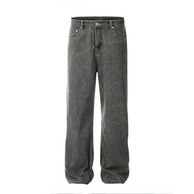 Washed Workwear Jeans Korean Street Fashion Jeans By In Knots Shop Online at OH Vault