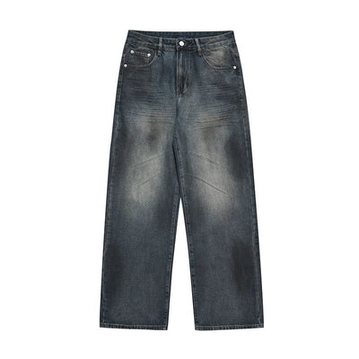 Timeless Faded Jeans Korean Street Fashion Jeans By A PUEE Shop Online at OH Vault