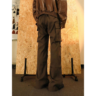 Oversized Pocket Pleats Cargo Pants Korean Street Fashion Pants By Mr Nearly Shop Online at OH Vault