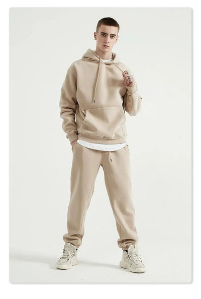 Basic Cuff Sweatpants Korean Street Fashion Pants By Thrived Basics Shop Online at OH Vault