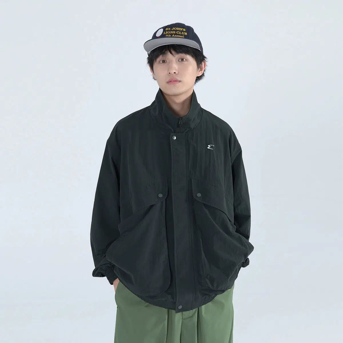 Wide Pockets Casual Jacket Korean Street Fashion Jacket By Mentmate Shop Online at OH Vault