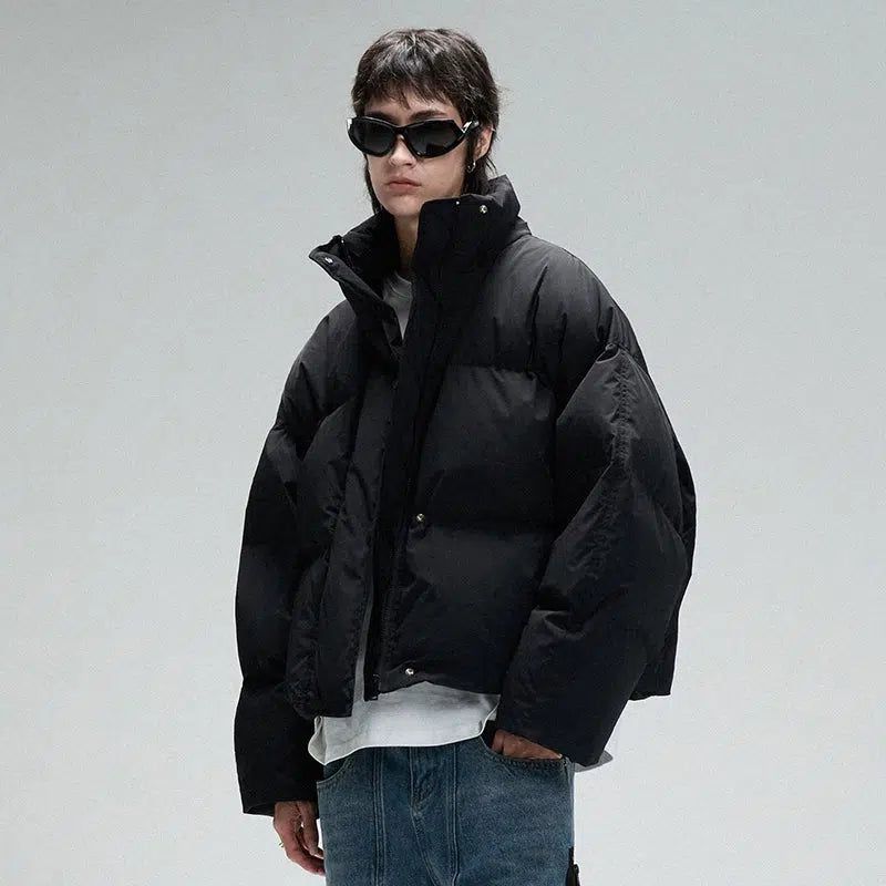 Heavyweight Winter Puffer Jacket Korean Street Fashion Jacket By Lost CTRL Shop Online at OH Vault