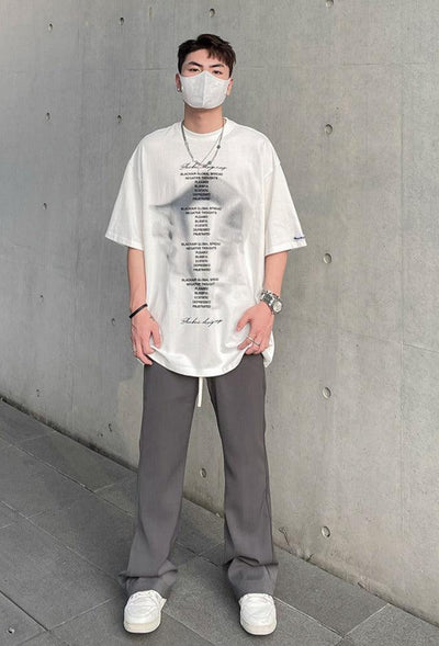 Solid Color Drawstring Straight Pants Korean Street Fashion Pants By A PUEE Shop Online at OH Vault