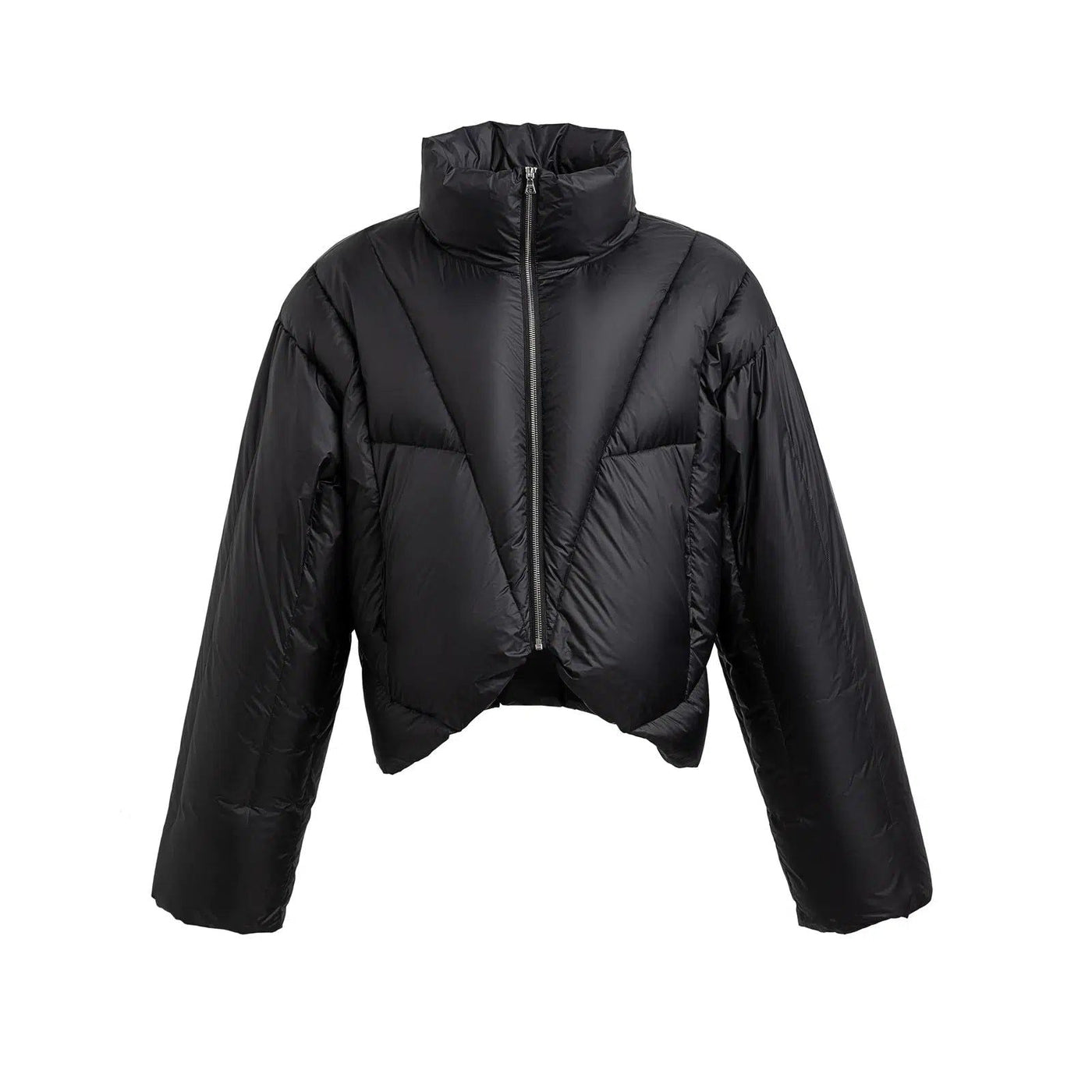 Structured Quilts Puffer Jacket Korean Street Fashion Jacket By FRKM Shop Online at OH Vault