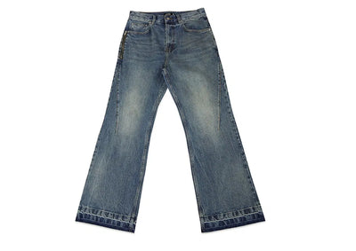 Retro Fade Wide Leg Jeans Korean Street Fashion Jeans By Kiosk Shop Online at OH Vault