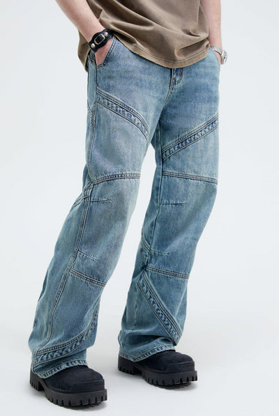Bleach Washed Jeans Korean Street Fashion Jeans By R69 Shop Online at OH Vault