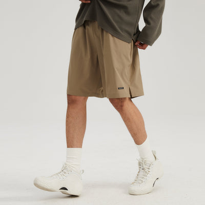 Grid Detail Relaxed Fit Shorts Korean Street Fashion Shorts By WASSUP Shop Online at OH Vault