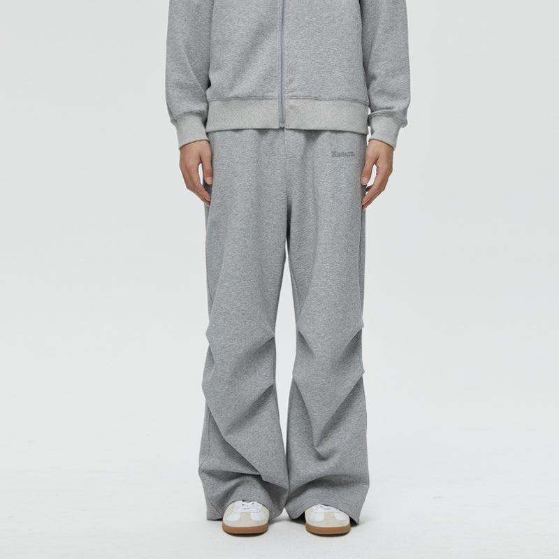 Basic Logo Air Layer Sweatpants Korean Street Fashion Pants By Kreate Shop Online at OH Vault