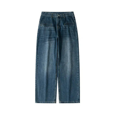 Straight Leg Bootcut Jeans Korean Street Fashion Jeans By Country Moment Shop Online at OH Vault
