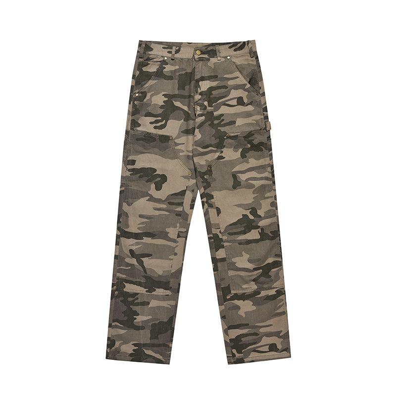 Slant Pocket Camouflage Pants Korean Street Fashion Pants By Mr Nearly Shop Online at OH Vault